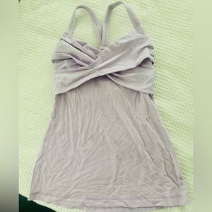 Lululemon cross front tank lavender